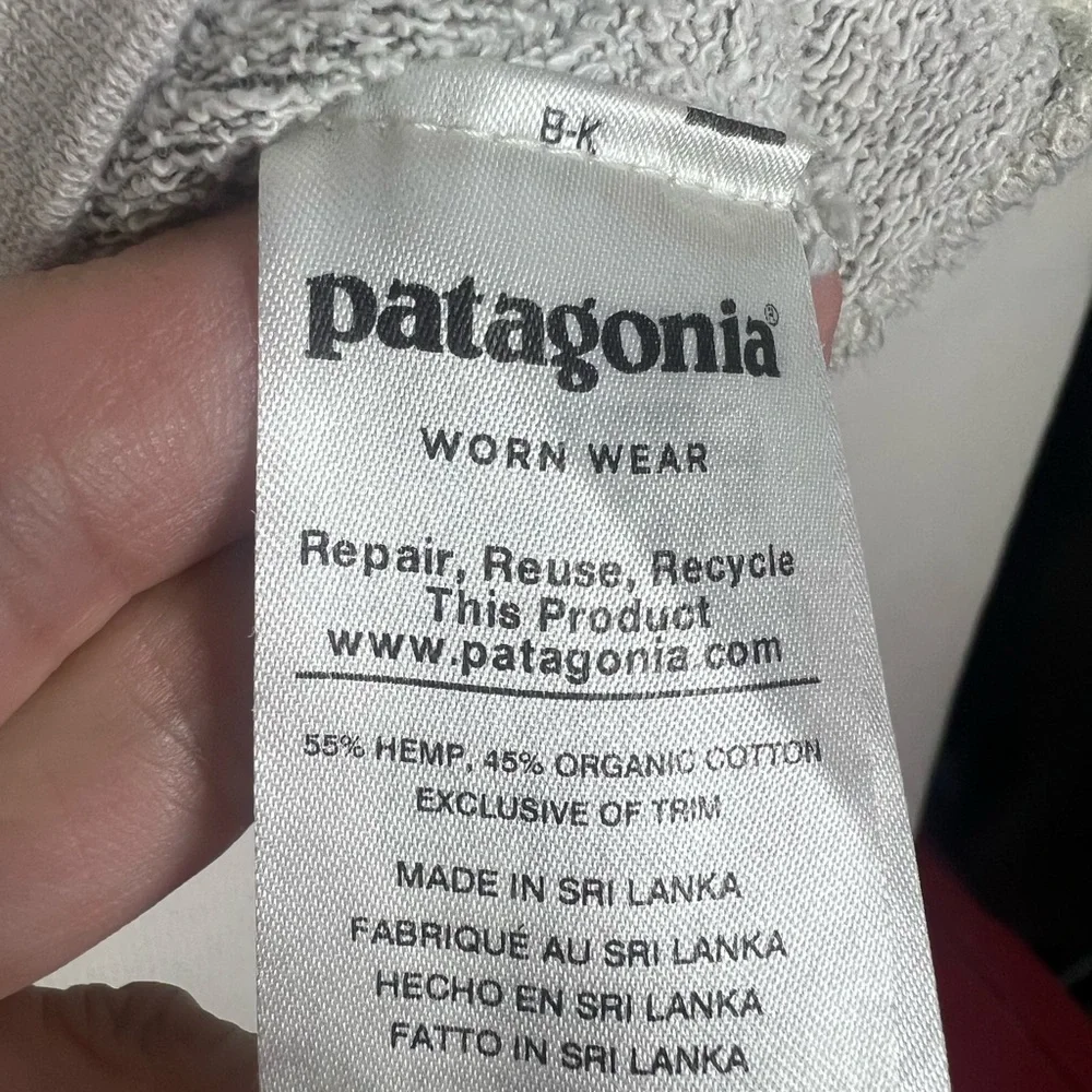 Patagonia Trail Harbor Organic Cotton Hemp Crewneck Sweatshirt Men’s XL Striped - Picture 6 of 10